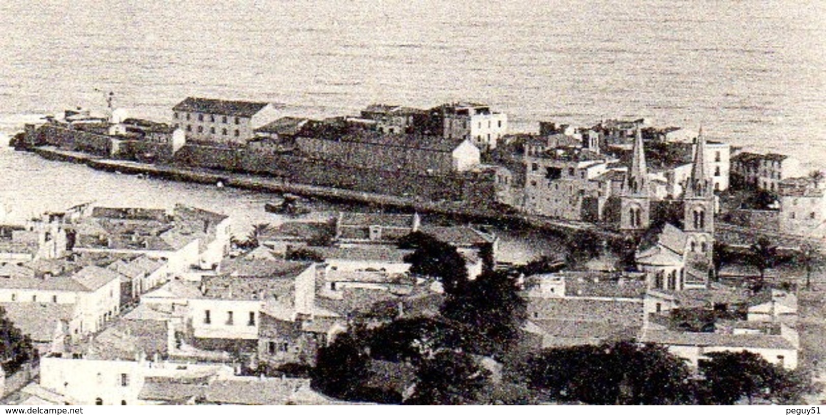 Algérie. La Calle. Le Golfe Avec Le Fort Du Moulin, L'église St. Cyprien Et Le Phare. 1906 - Autres & Non Classés