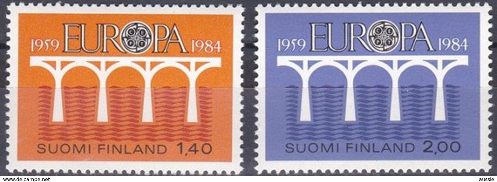 Cept 1984 Finlande Suomi Finland Yvertn° 908-909 *** MNH Cote 6 € - Neufs