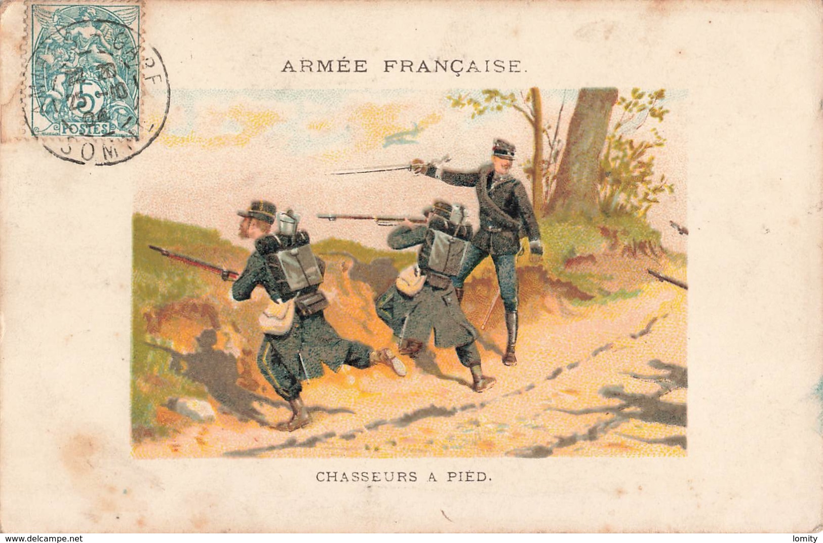 Militaire Armée Française Chasseurs à Pied - Regiments