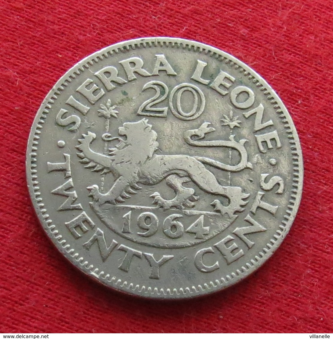 Sierra Leone 20 Cents 1964 KM# 20 Serra Leoa Sierra Leona - Sierra Leone