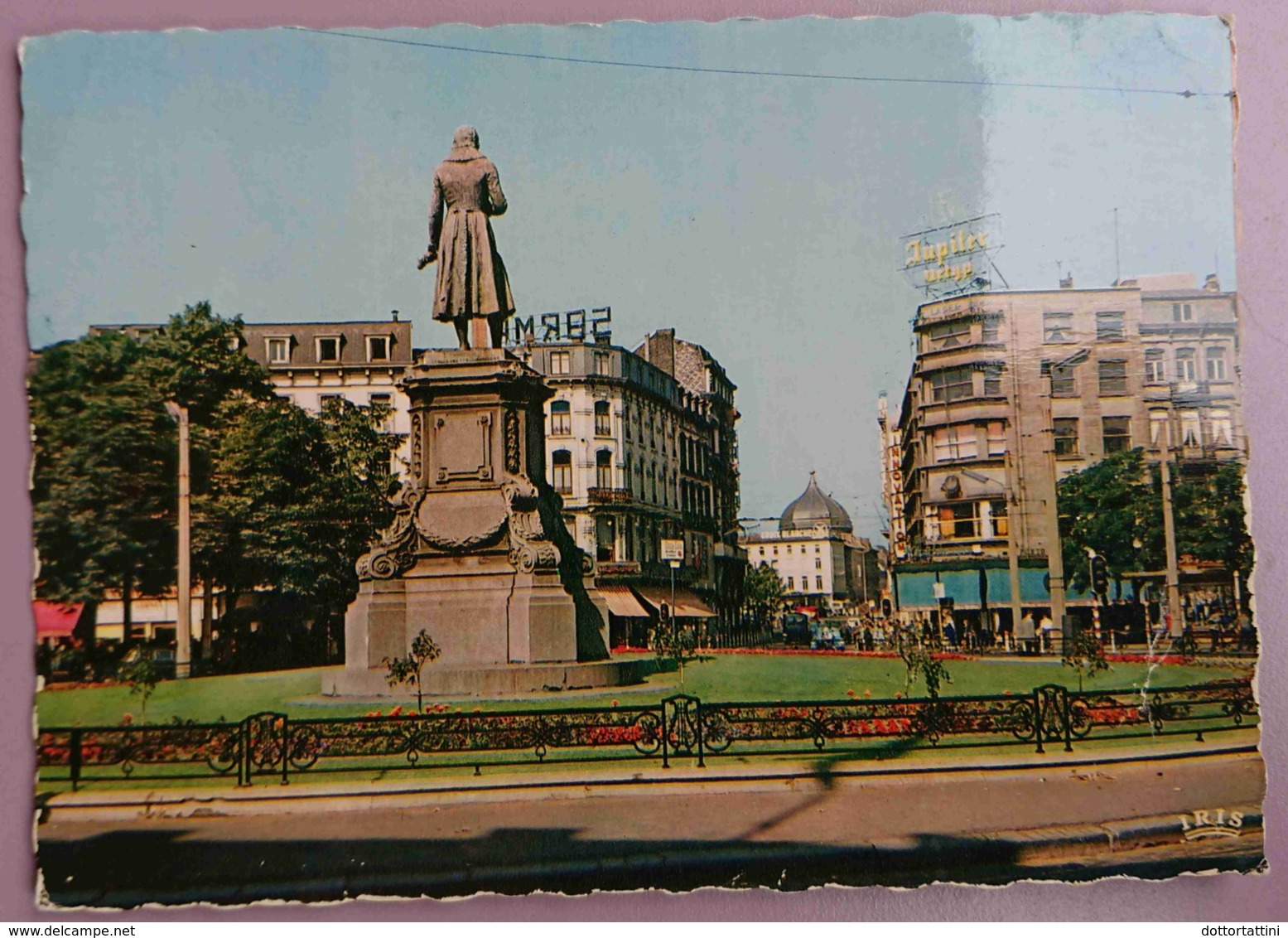 LIEGE - Place De La République Francaise Et Statue De Gretry - Luik, Luttig  - Jupiler Beer - Vg - Liège