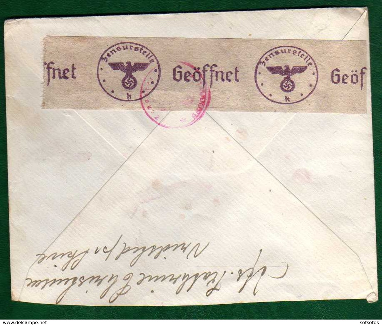 Denmark  - German Occupation, Censored cover To Norway - Storia Postale