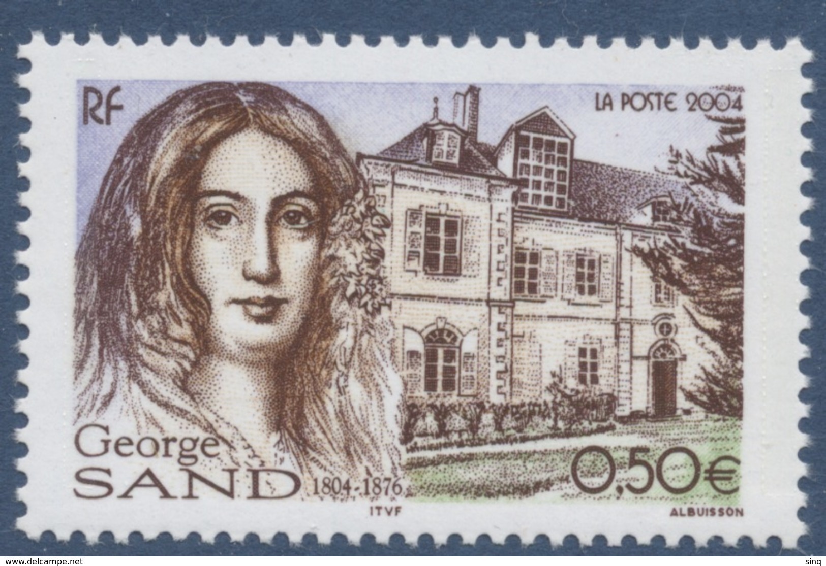 N° 3645 George Sand Faciale 0,50 € - Unused Stamps