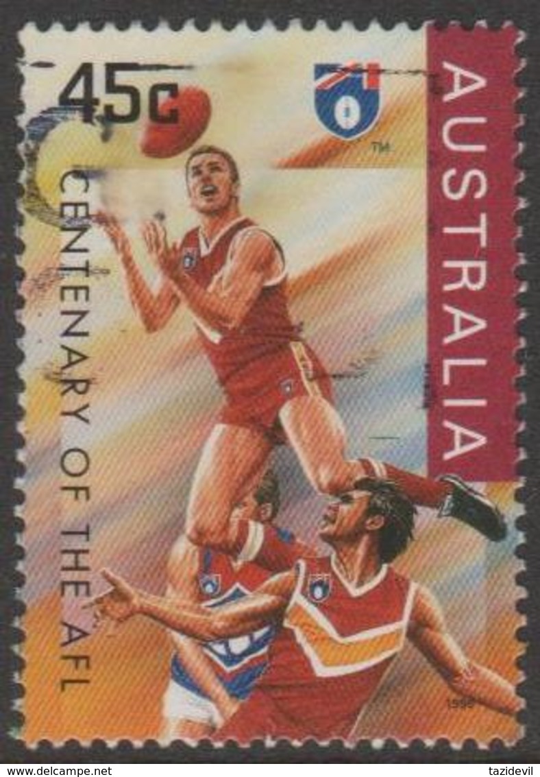 AUSTRALIA - USED 1996 45c Centenary Of Australian Rules Football - Brisbane Bears - Usados