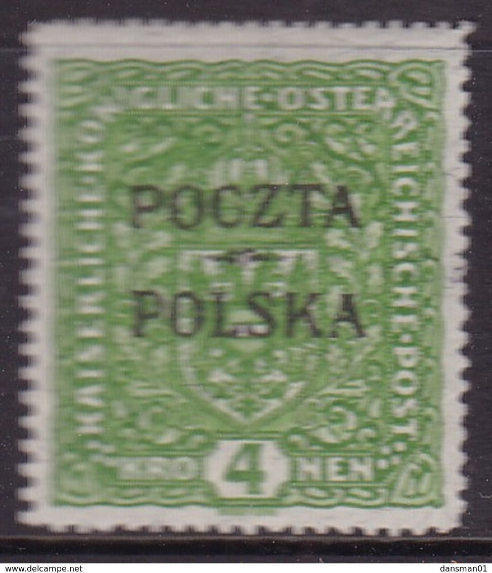 POLAND 1919 Krakow Fi 48 Forgery Mint Hinged (checked By Jungjohann/falsch) - Unused Stamps