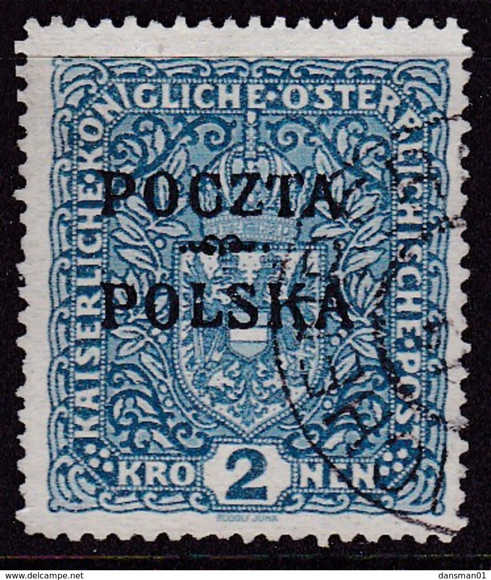 POLAND 1919 Krakow Fi 46 Forgery Used - Usados