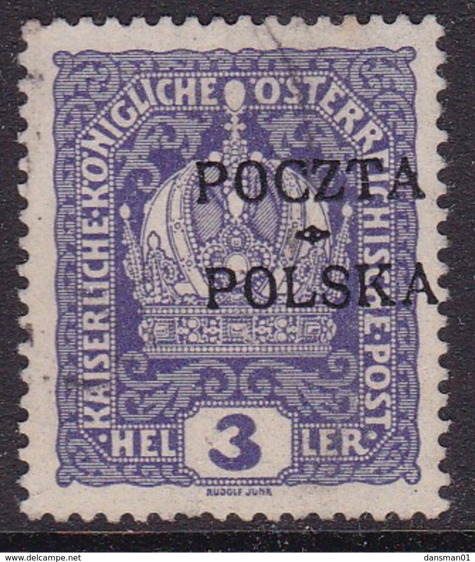 POLAND 1919 Krakow Fi 30 Forgery Used - Used Stamps