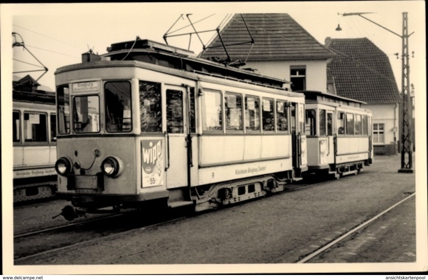 Cp Sieglar Troisdorf Sieg, Kleinbahn Siegburg Zündorf T 9 B 57 - Autres & Non Classés