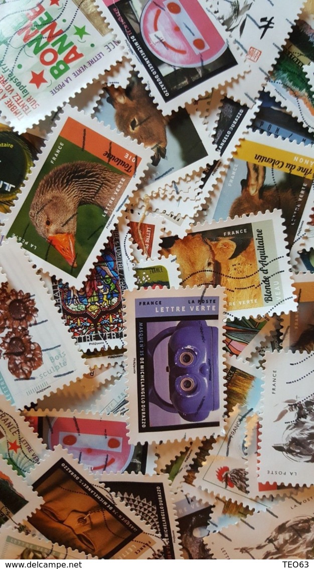 Lot 200 Timbres Différents Avec 7 Séries Récentes 2018/2019 - Used Stamps