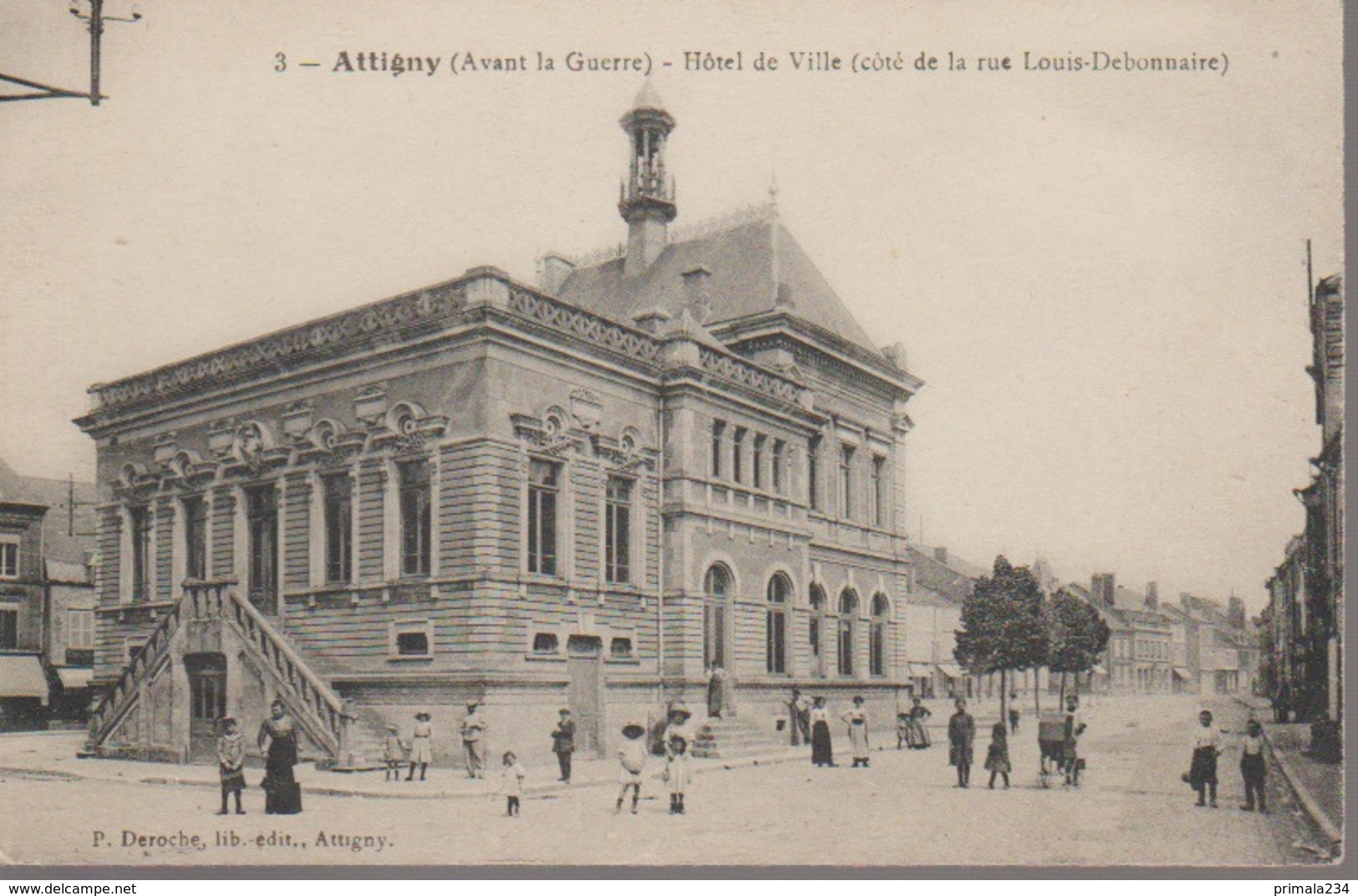 ATTIGNY -  HOTEL DE VILLE - Attigny