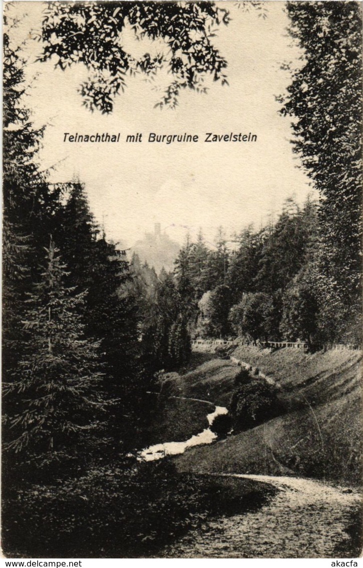 CPA AK Bad Teinach- Mit Burgruine Zavelstein GERMANY (908016) - Kaiserstuhl