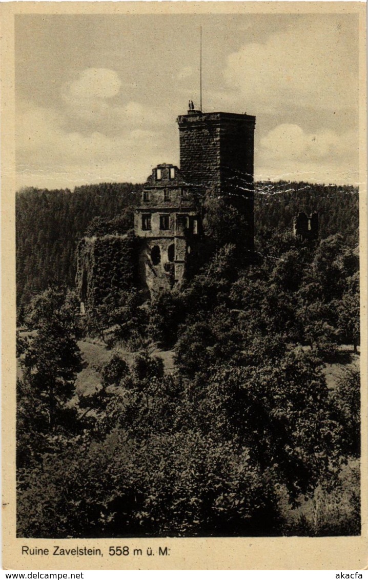 CPA AK Bad Teinach- Ruine Zavelstein GERMANY (908017) - Kaiserstuhl