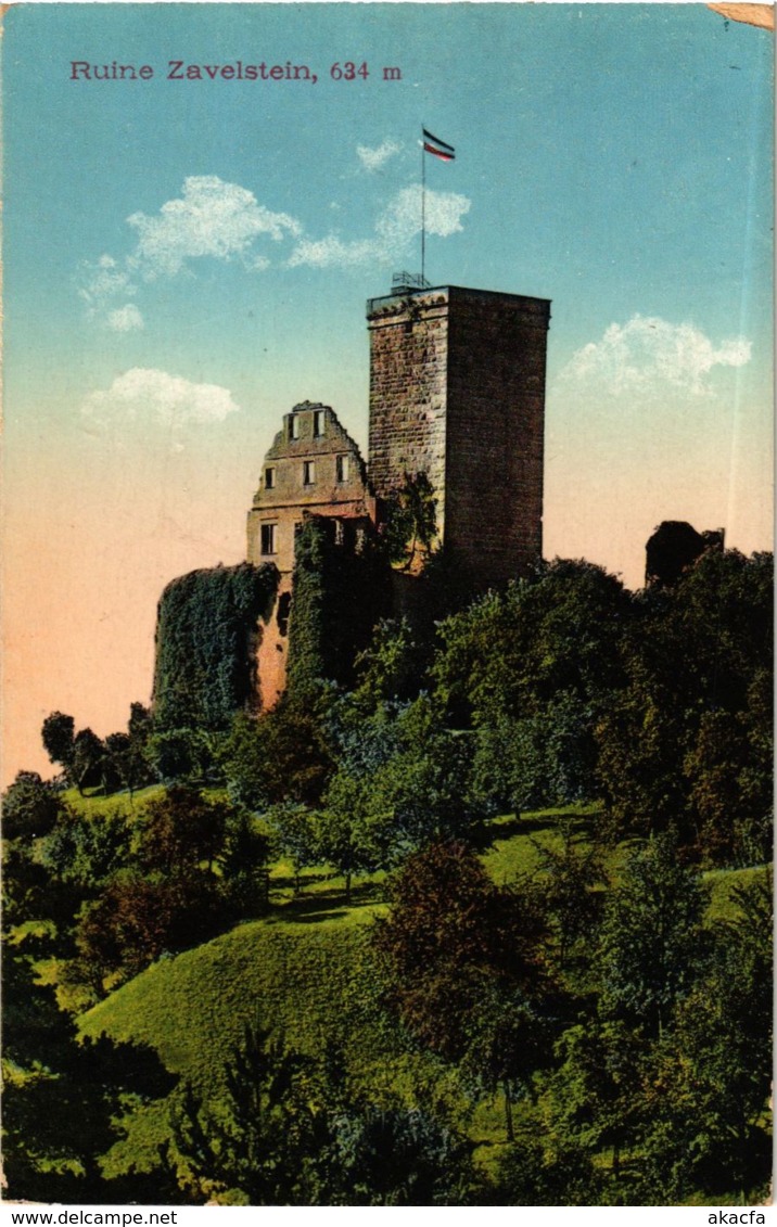 CPA AK Bad Teinach- Ruine Zavelstein GERMANY (908068) - Kaiserstuhl