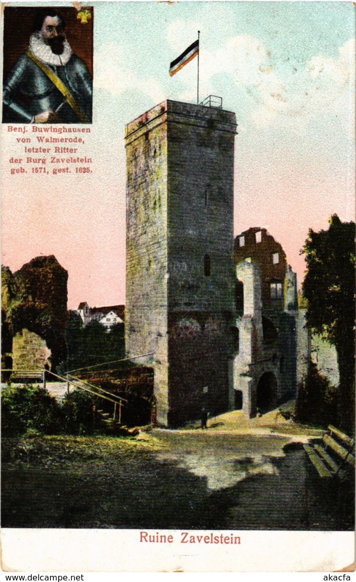 CPA AK Bad Teinach- Ruine Zavelstein GERMANY (908069) - Kaiserstuhl