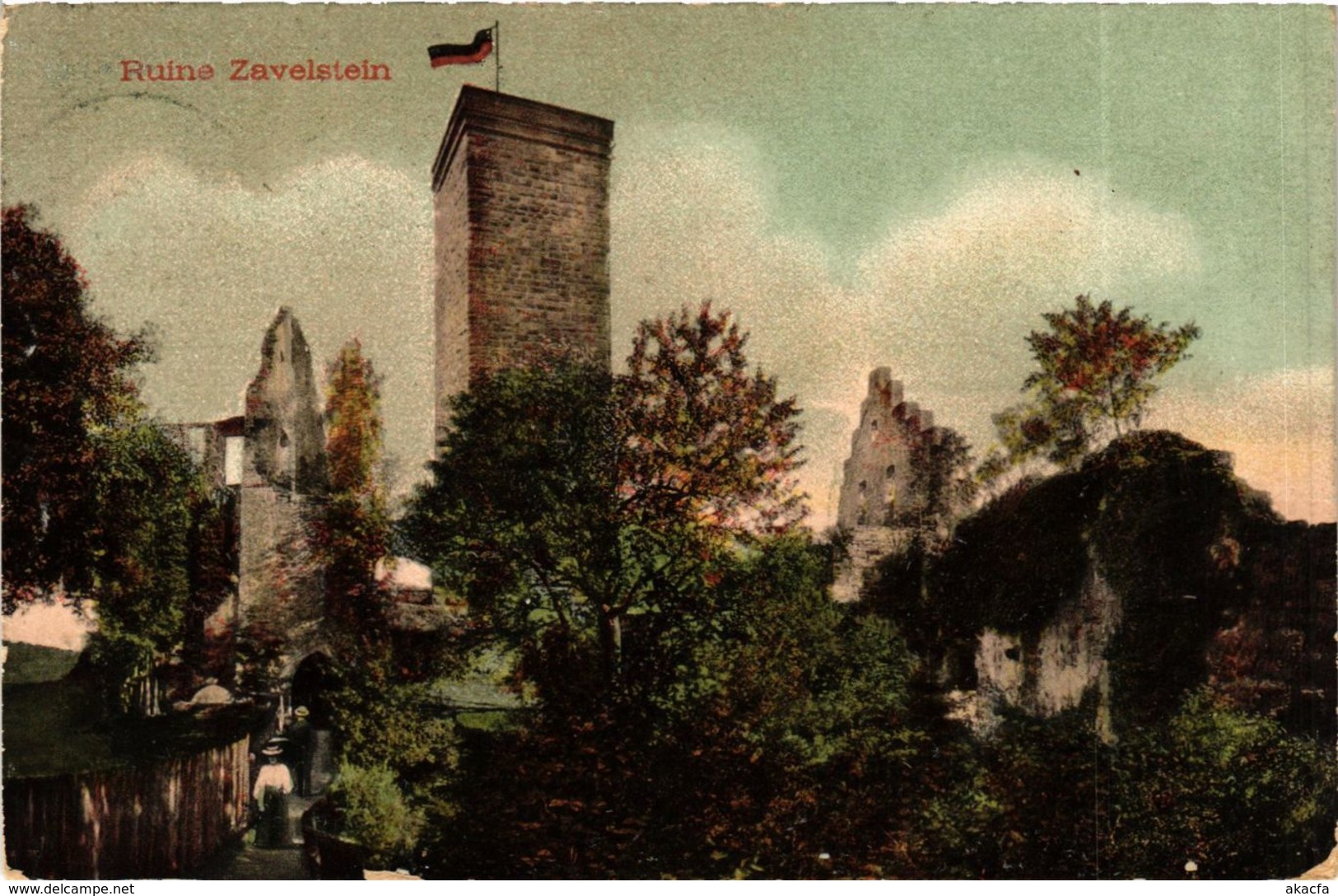 CPA AK Bad Teinach- Ruine Zavelstein GERMANY (908101) - Kaiserstuhl