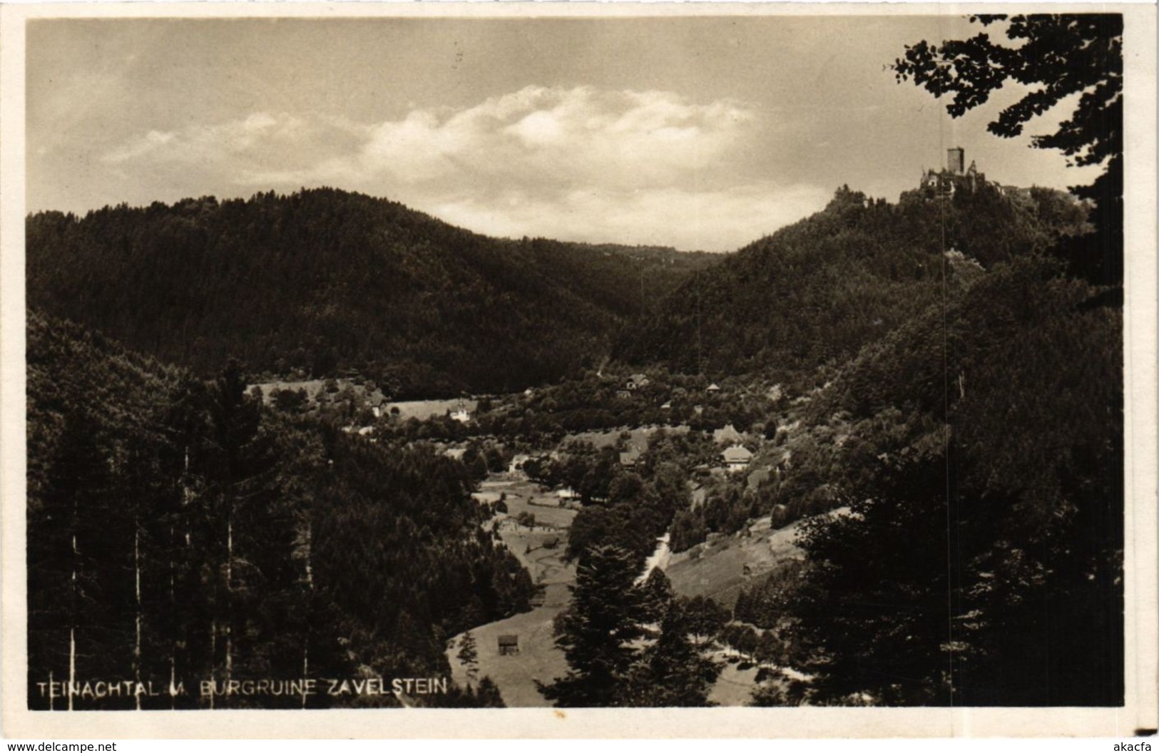 CPA AK Bad Teinach- Burgruine Zavelstein GERMANY (908102) - Kaiserstuhl