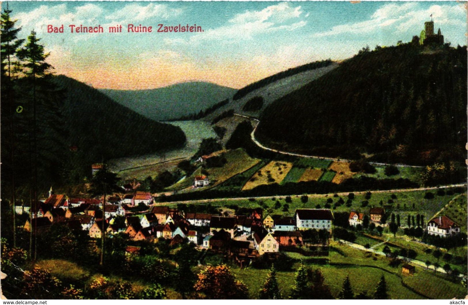 CPA AK Bad Teinach- Ruine Zavelstein GERMANY (908122) - Kaiserstuhl