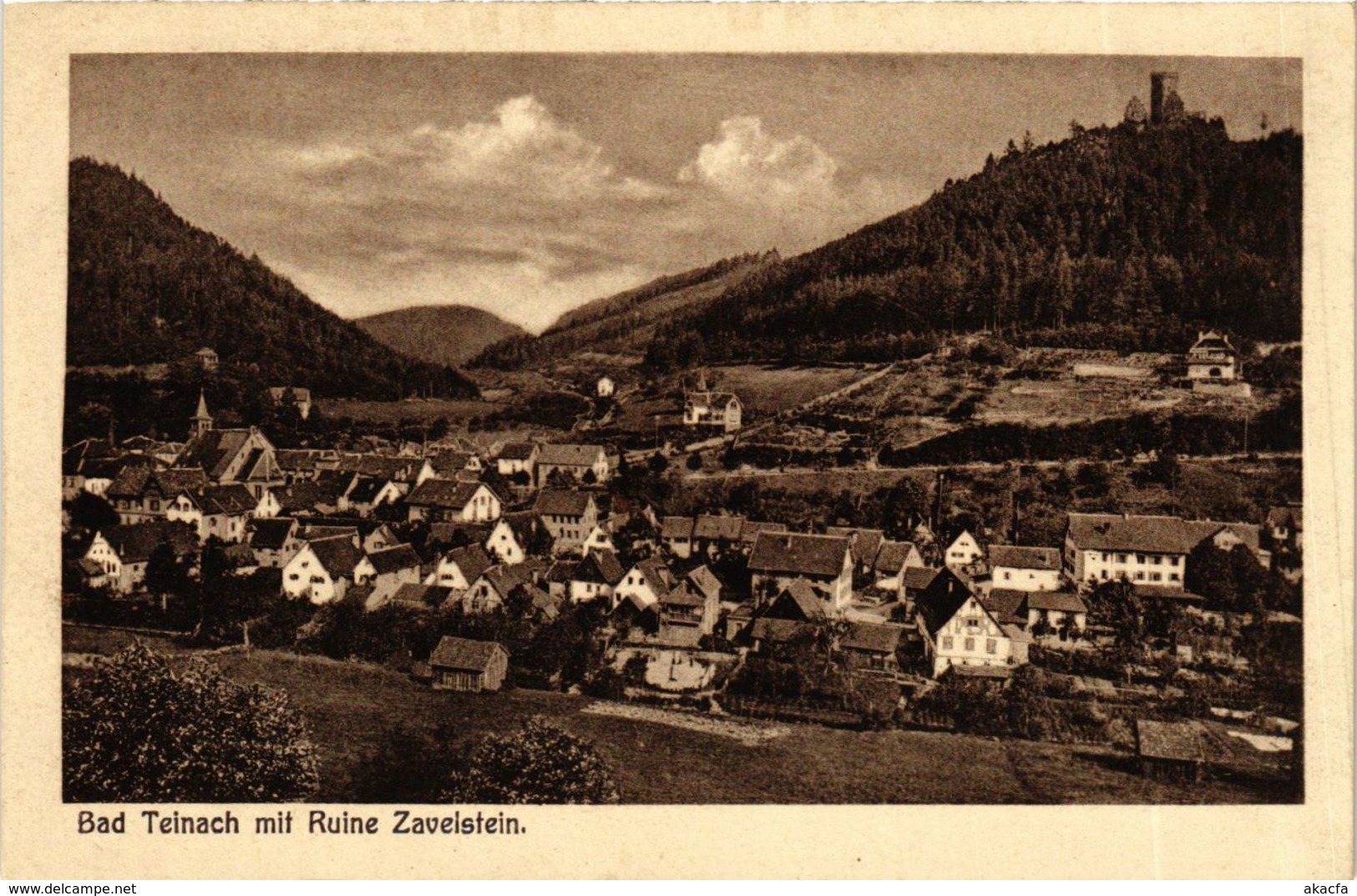 CPA AK Bad Teinach- Ruine Zavelstein GERMANY (908148) - Kaiserstuhl