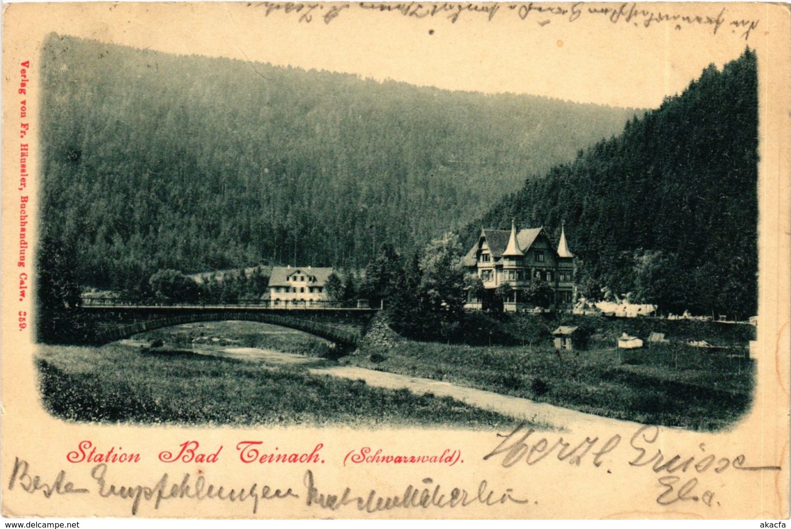 CPA AK Bad Teinach- Station GERMANY (908156) - Kaiserstuhl