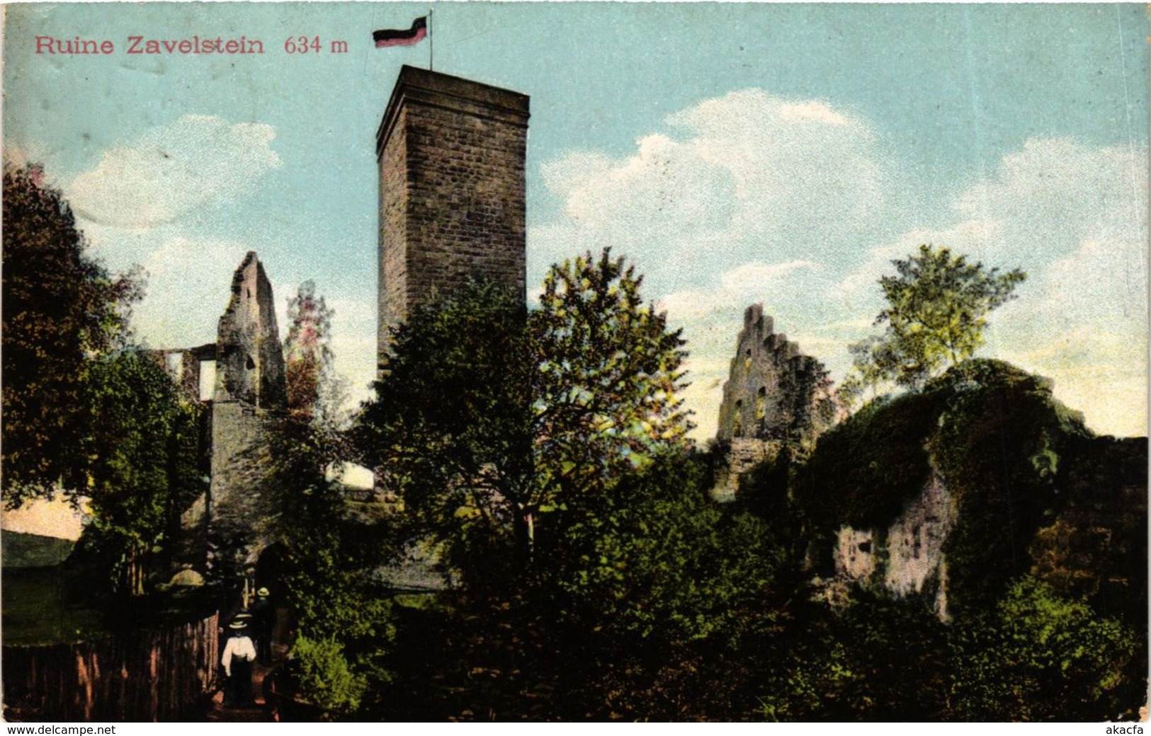 CPA AK Bad Teinach- Ruine Zavelstein GERMANY (908157) - Kaiserstuhl