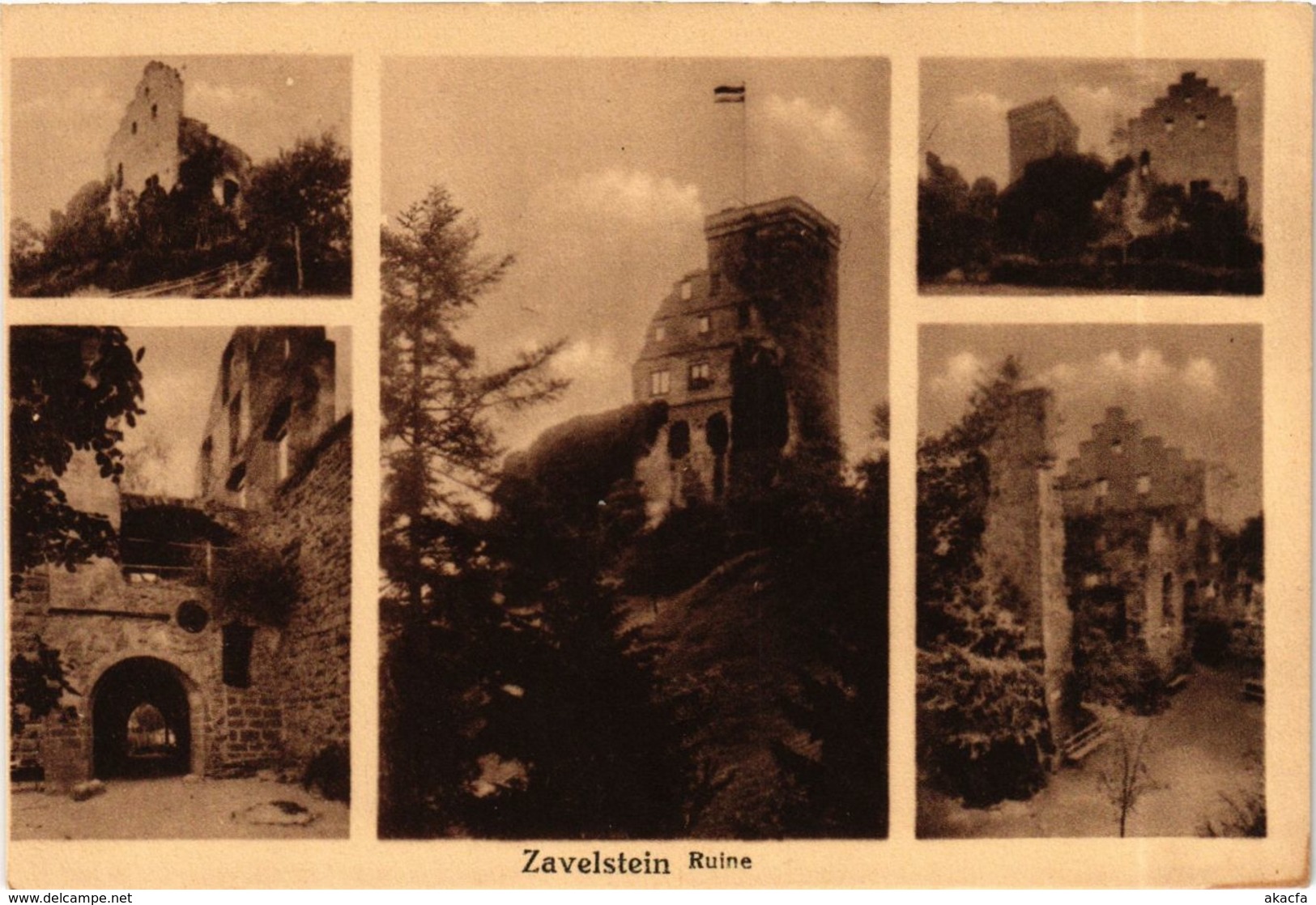 CPA AK Bad Teinach- Ruine Zavelstein GERMANY (908179) - Kaiserstuhl