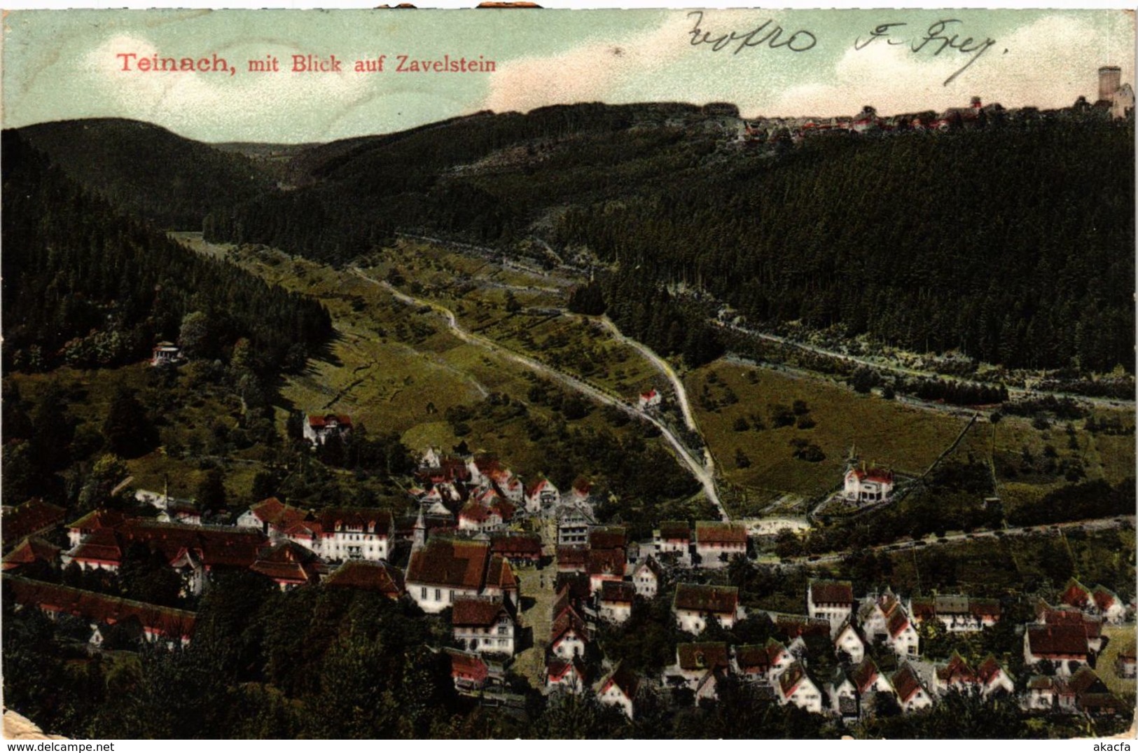 CPA AK Bad Teinach- Mit Zavelstein GERMANY (908182) - Kaiserstuhl