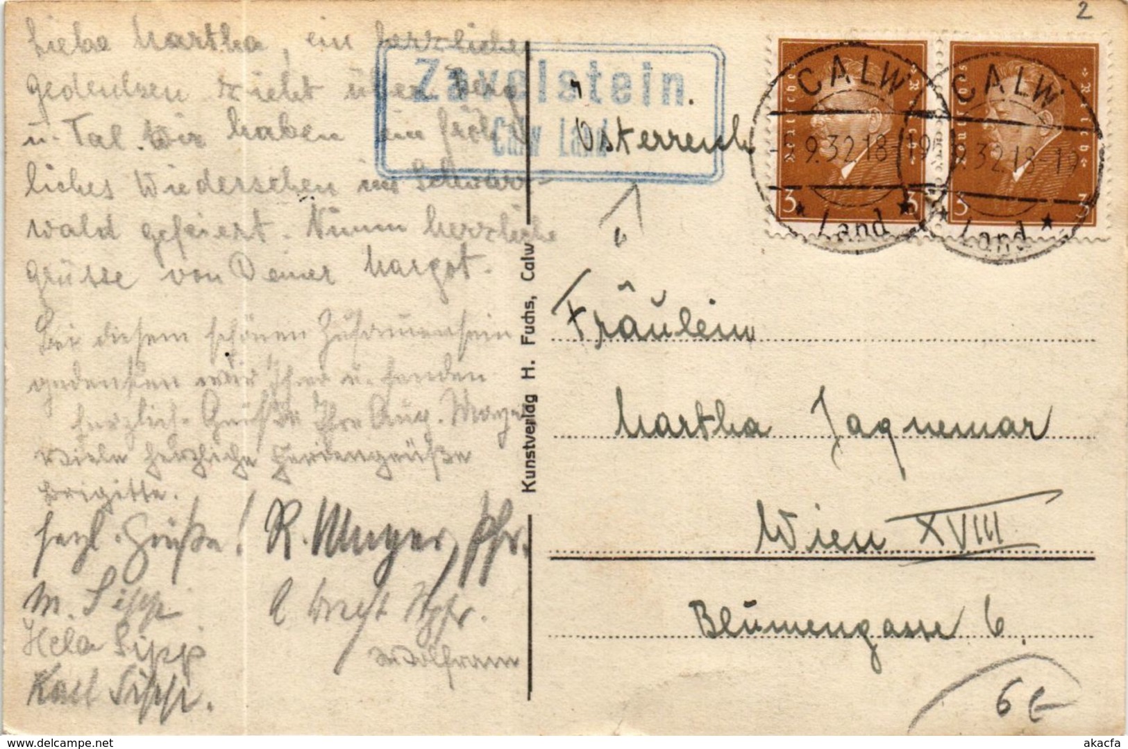 CPA AK Bad Teinach- M. Burgruine Zavelstein GERMANY (908186) - Kaiserstuhl