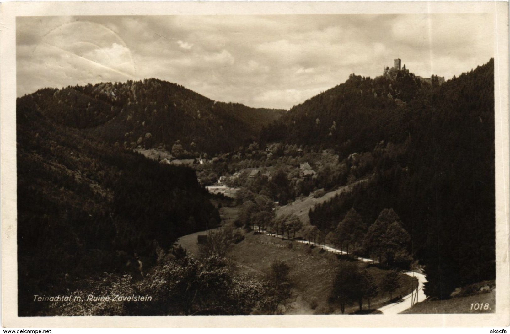 CPA AK Bad Teinach- Mit Ruine Zavelstein GERMANY (908192) - Kaiserstuhl