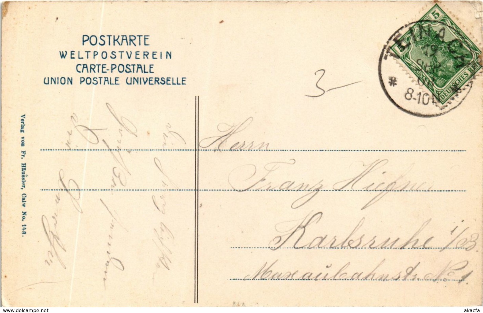 CPA AK Bad Teinach- Mit Zavelstein GERMANY (908199) - Kaiserstuhl