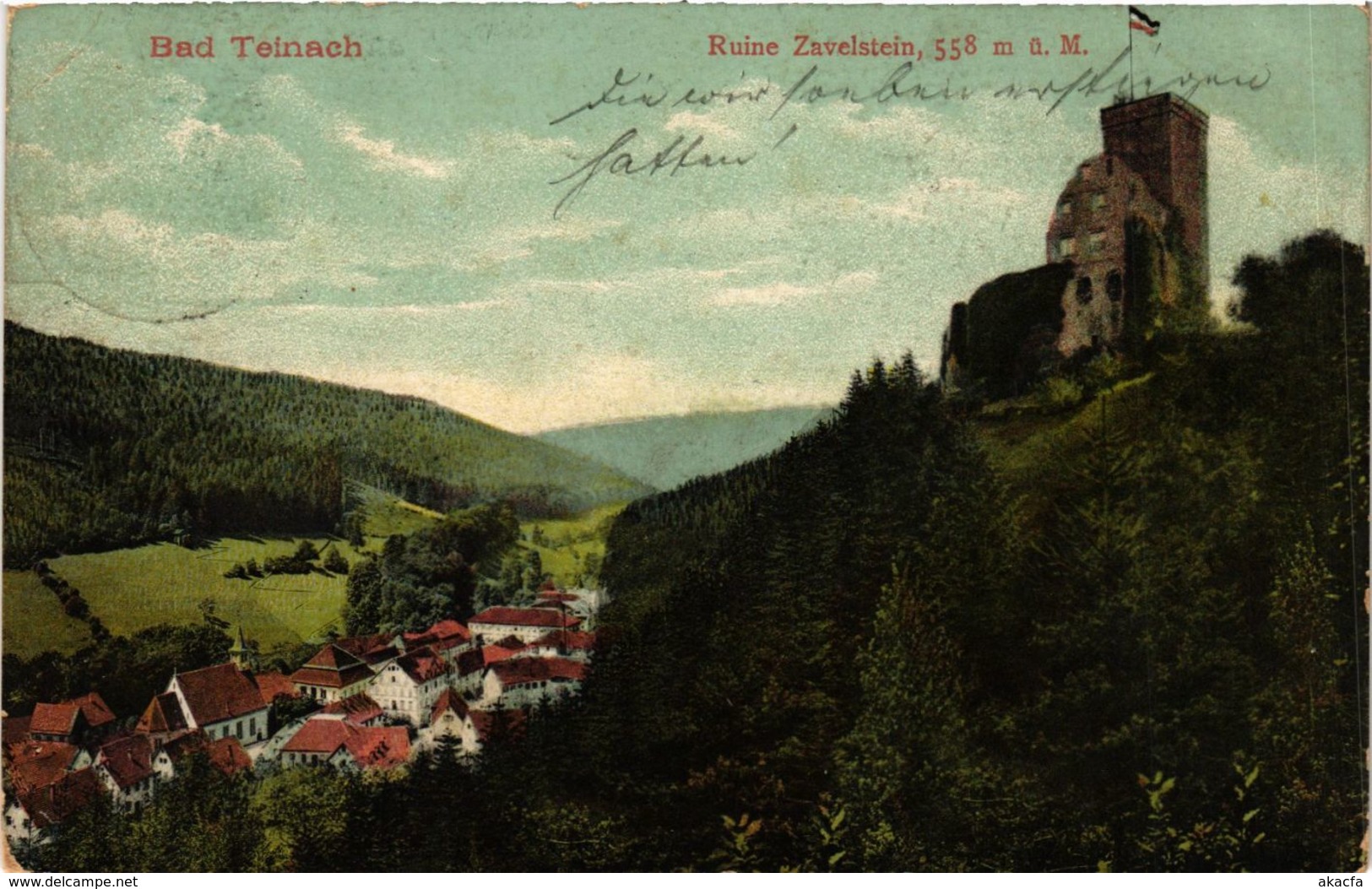 CPA AK Bad Teinach- Ruine Zavelstein GERMANY (908211) - Kaiserstuhl