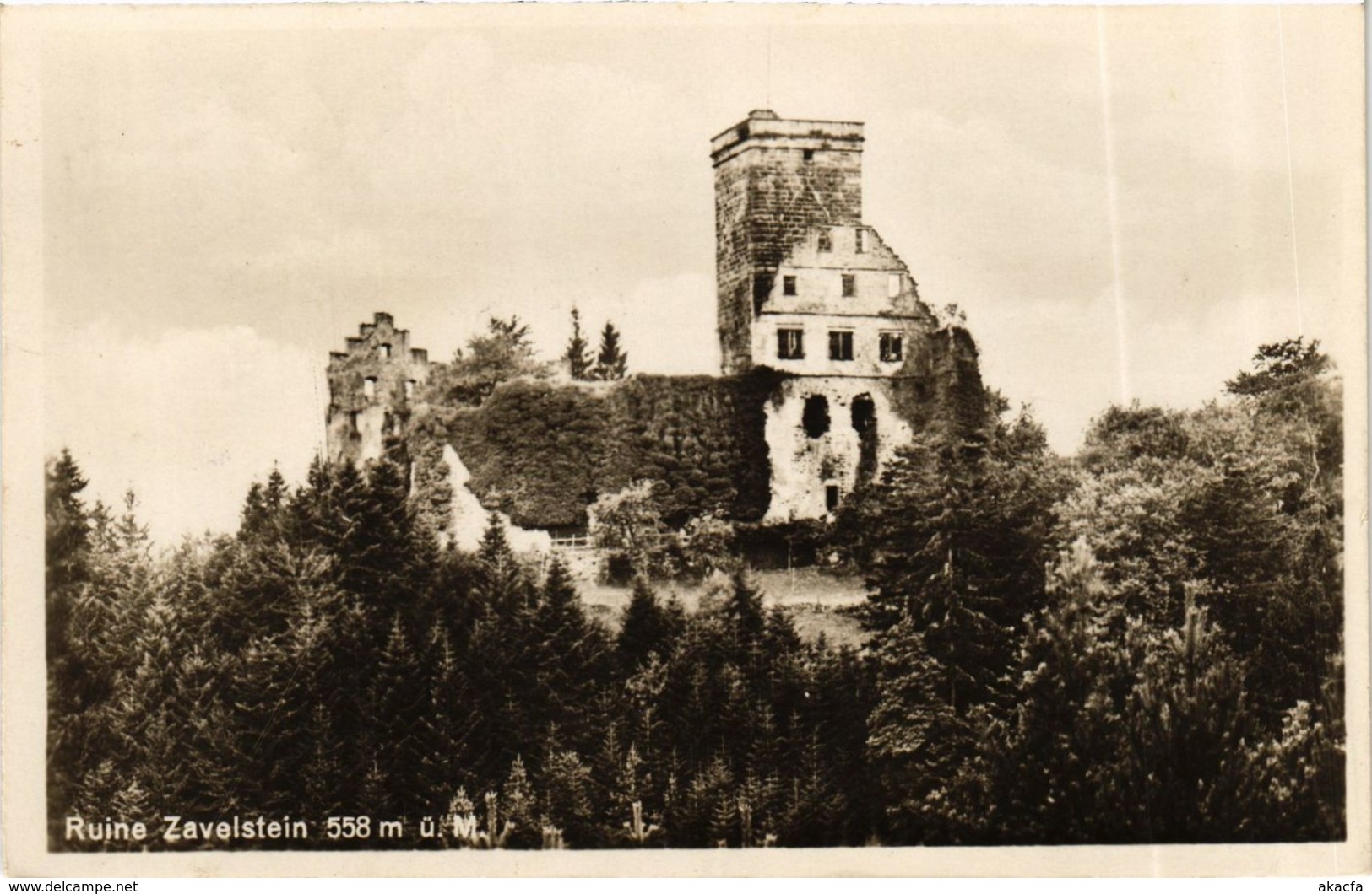 CPA AK Bad Teinach- Ruine Zavelstein GERMANY (908227) - Kaiserstuhl