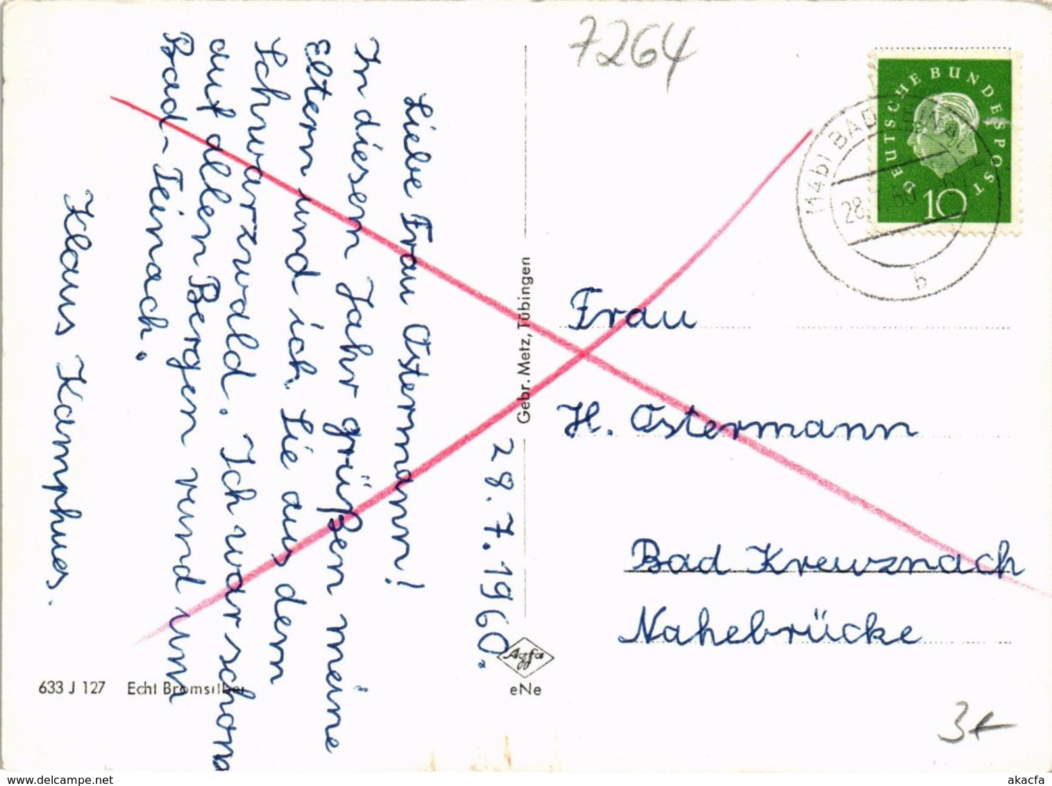 CPA AK Bad Teinach- Souvenir GERMANY (908253) - Bad Teinach