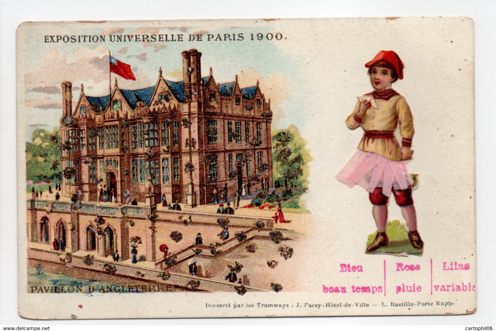 - CPA PARIS (75) - EXPOSITION UNIVERSELLE 1900 - PAVILLON D'ANGLETERRE - - Mostre