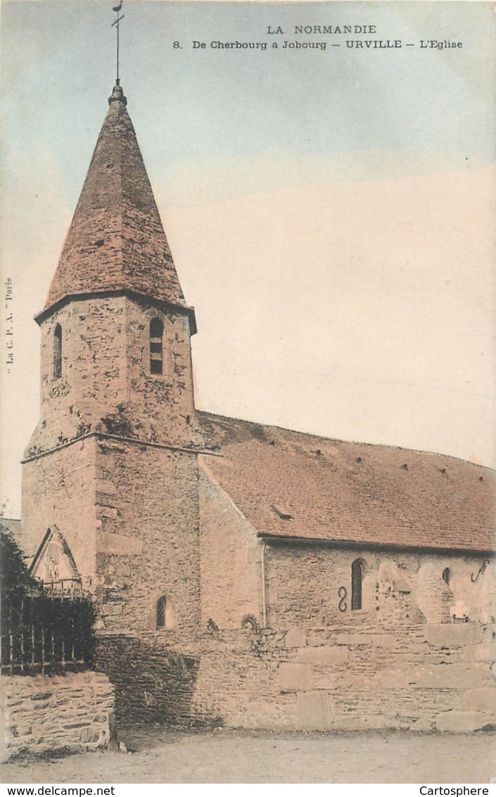 CPA 50 Manche Urville L'Eglise - De Cherbourg à Jobourg - La Normandie - Autres & Non Classés