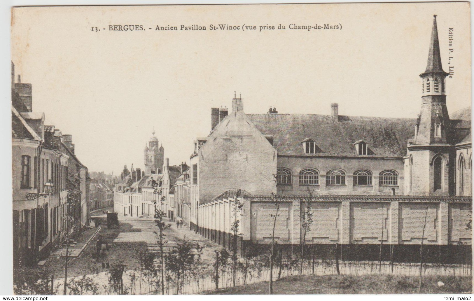 CARTE POSTALE   BERGUES 59  Ancien Pavillon St Winoc - Bergues