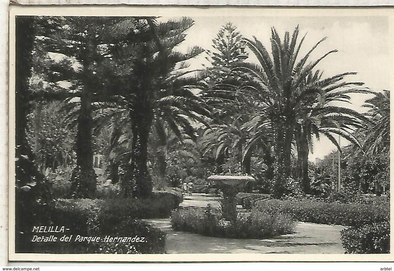 MELILLA PARQUE HERNANDEZ SIN ESCRIBIR - Melilla