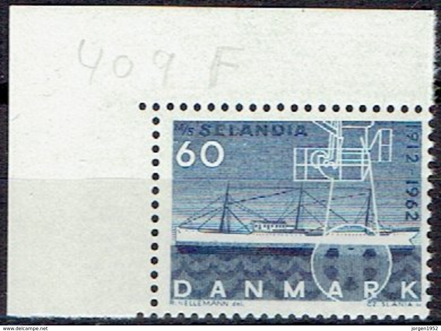 DENMARK  #  FROM 1962  STAMPWORLD 410A** FLUOR - Nuovi