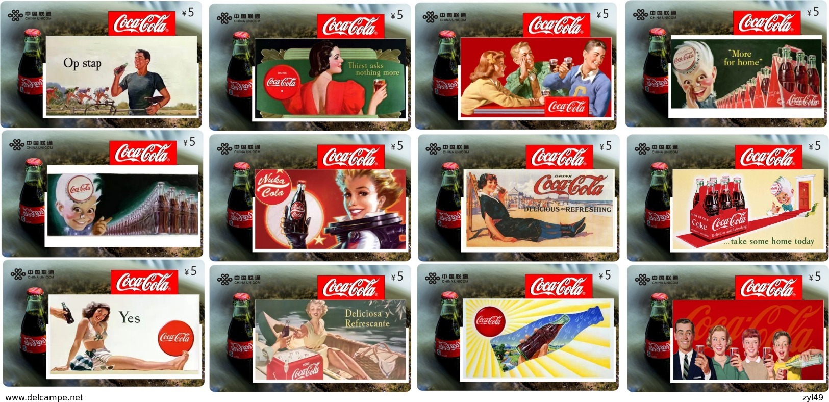 C04325 China phone cards Coca Cola 209pcs