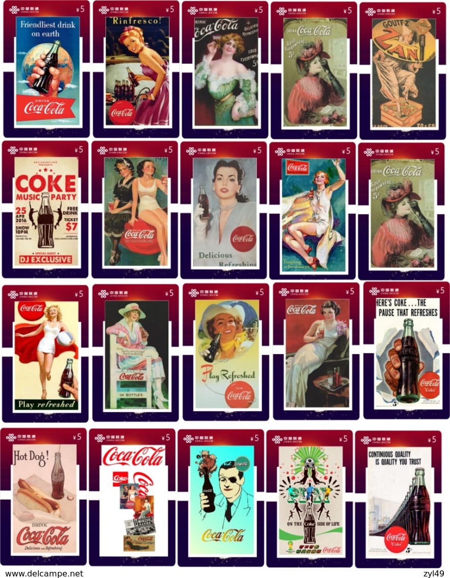 C04325 China phone cards Coca Cola 209pcs