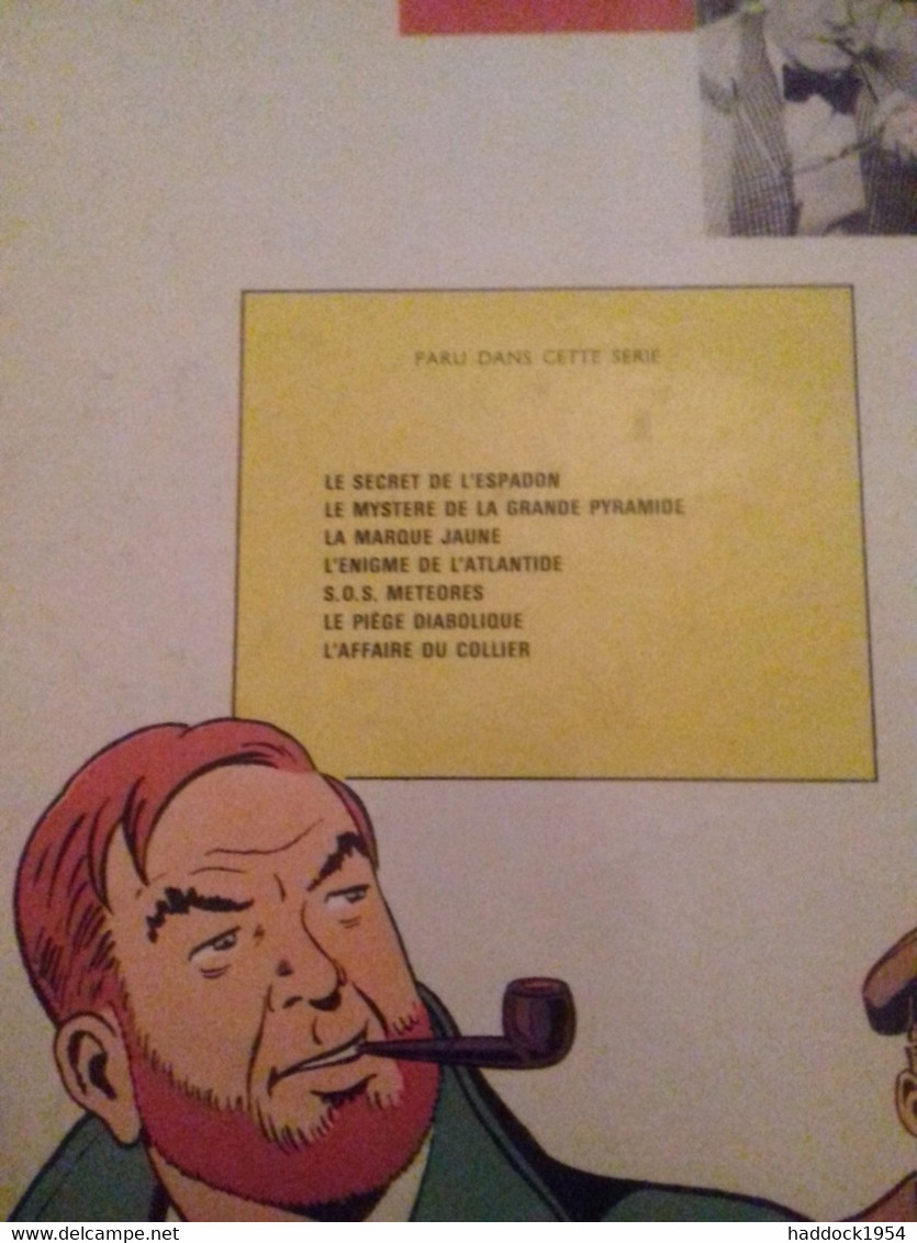 La Marque Jaune E.P. JACOBS éditions Du Lombard 1970 - Blake Et Mortimer