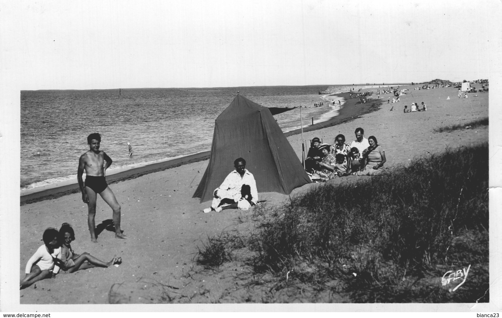 B61676 Cpsm Ile D'Oléron St Denis - Vue De La Grande Plage - Other & Unclassified