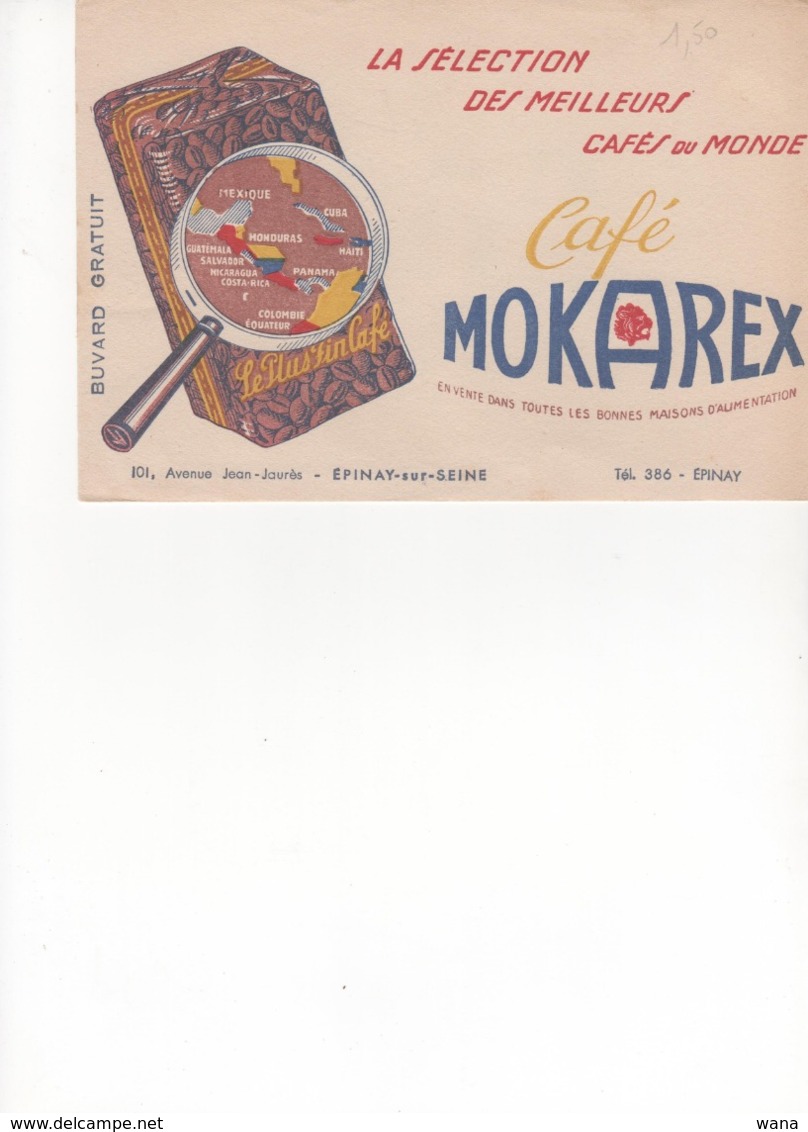 Buvard Café Mokarex - Café & Thé