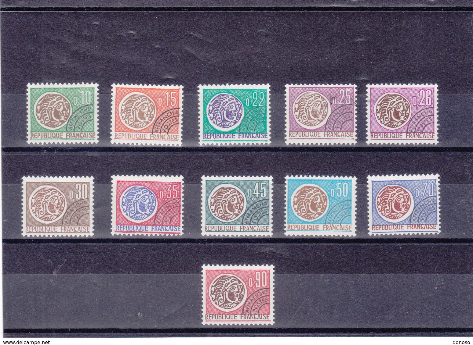 FRANCE 1964-1971 Préoblitérés  MONNAIE Yvert 123-133 NEUFS** MNH Cote : 12,50 Euros - 1964-1988