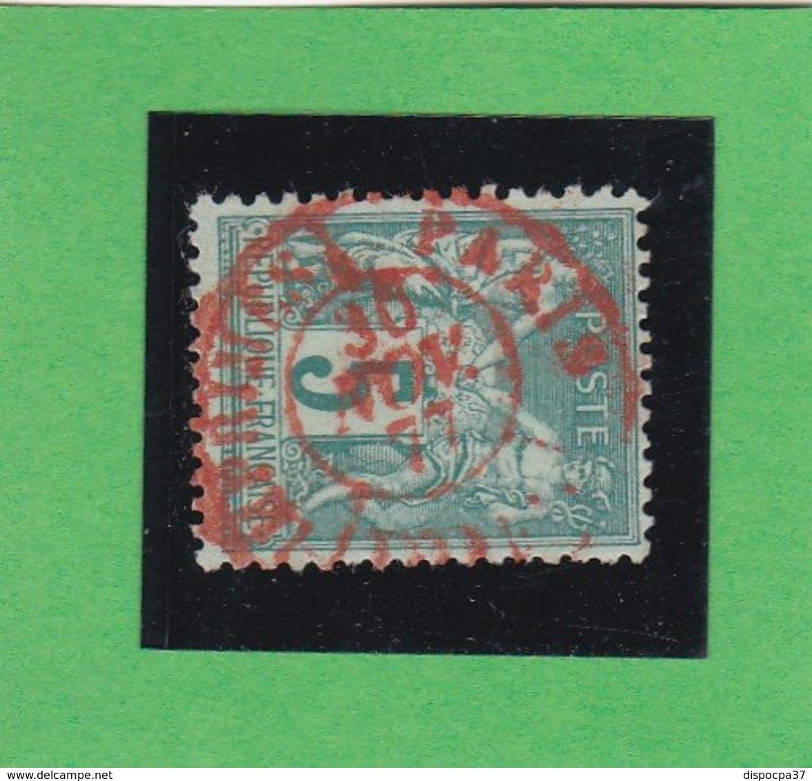 SAGE N° 75 TYPE IIA   - CACHET ROUGE IMPRIMES - PARIS - 30 NOV.1877   - REF 1602 - 1876-1898 Sage (Type II)