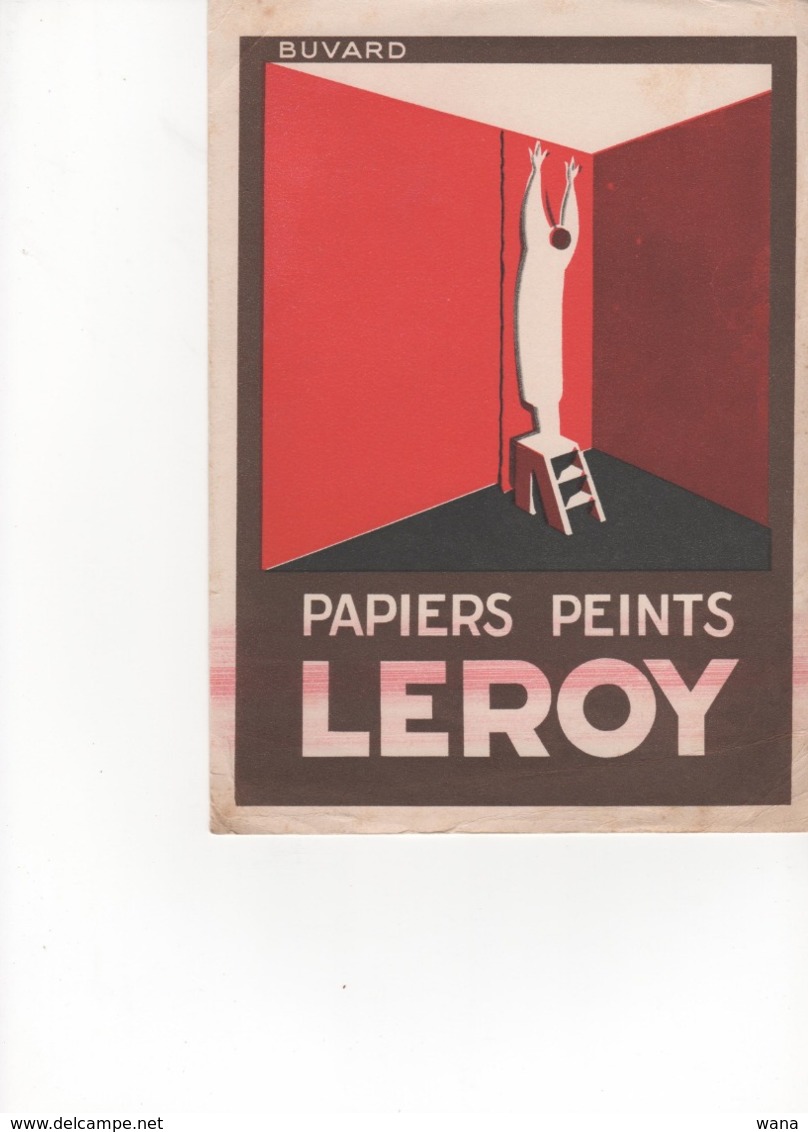 Buvard Papiers Peints Leroy  Taché - Farben & Lacke