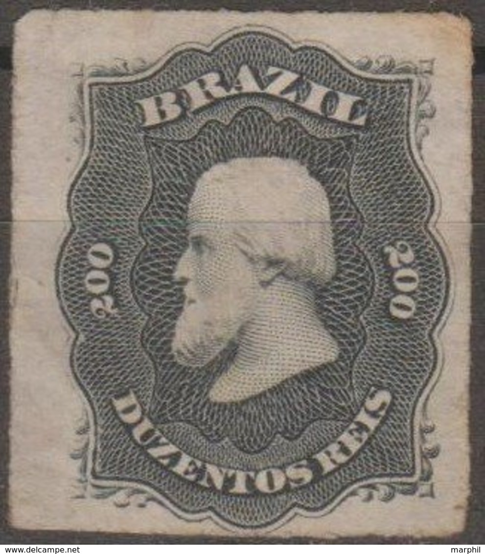 Brasile 1876 MiN°35 M/(*) No Gum Vedere Scansione - Unused Stamps