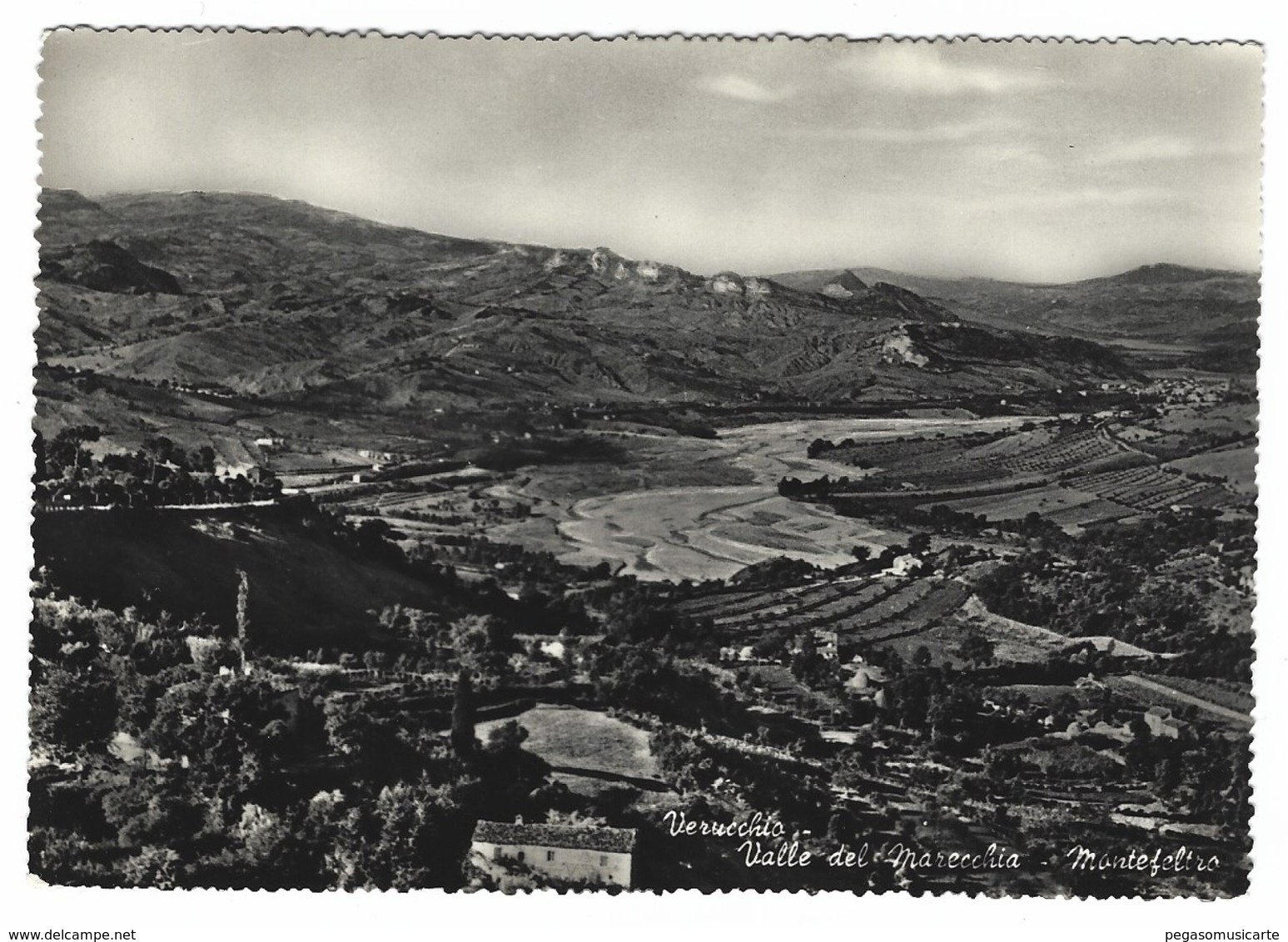 1321 - VERUCCHIO VALLE DEL MARECCHIA MONTEFELTRO 1960 CIRCA - Rimini