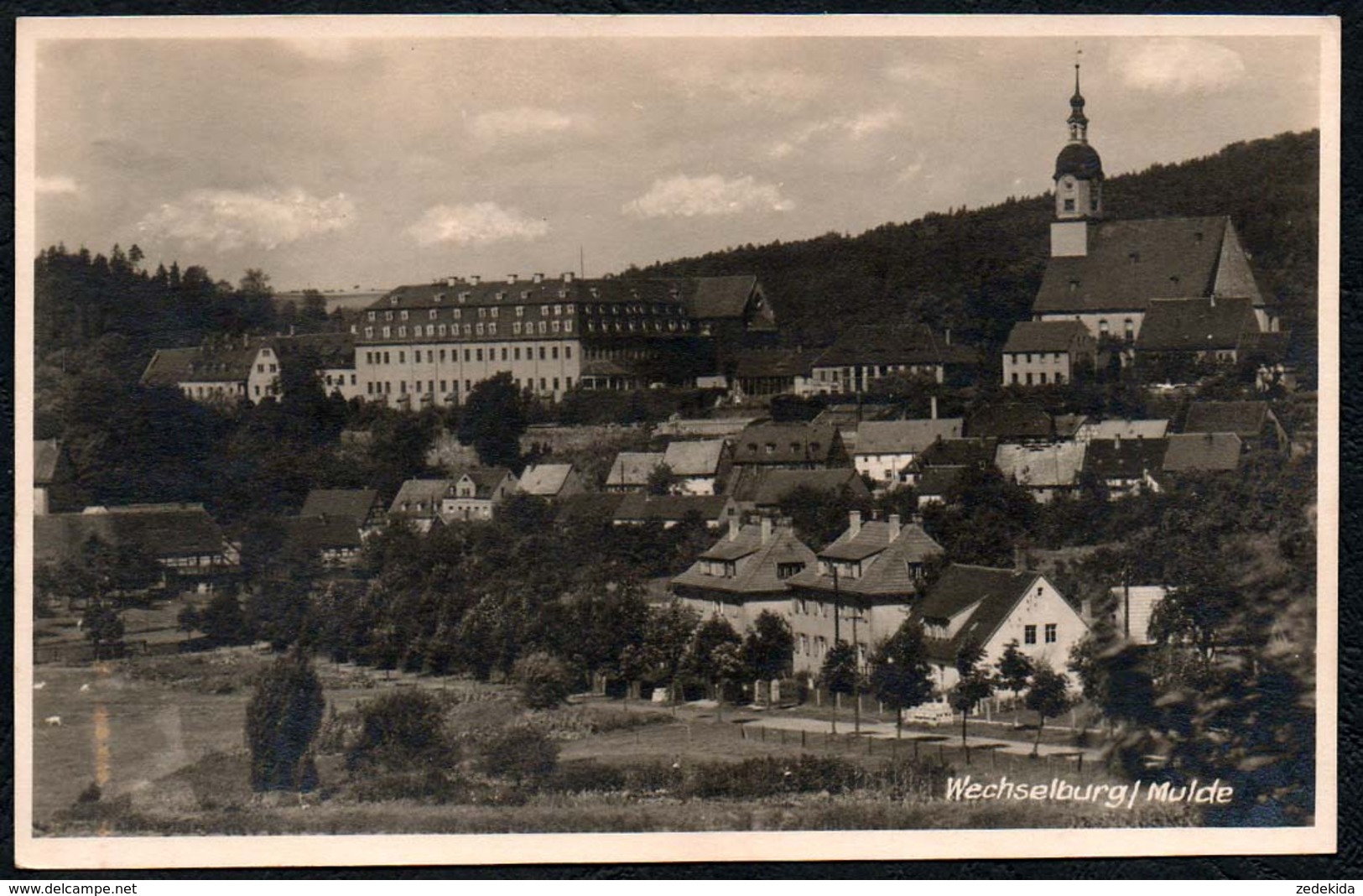 B3136 - Wechselburg - Foto Wagner Handabzug - Rochlitz