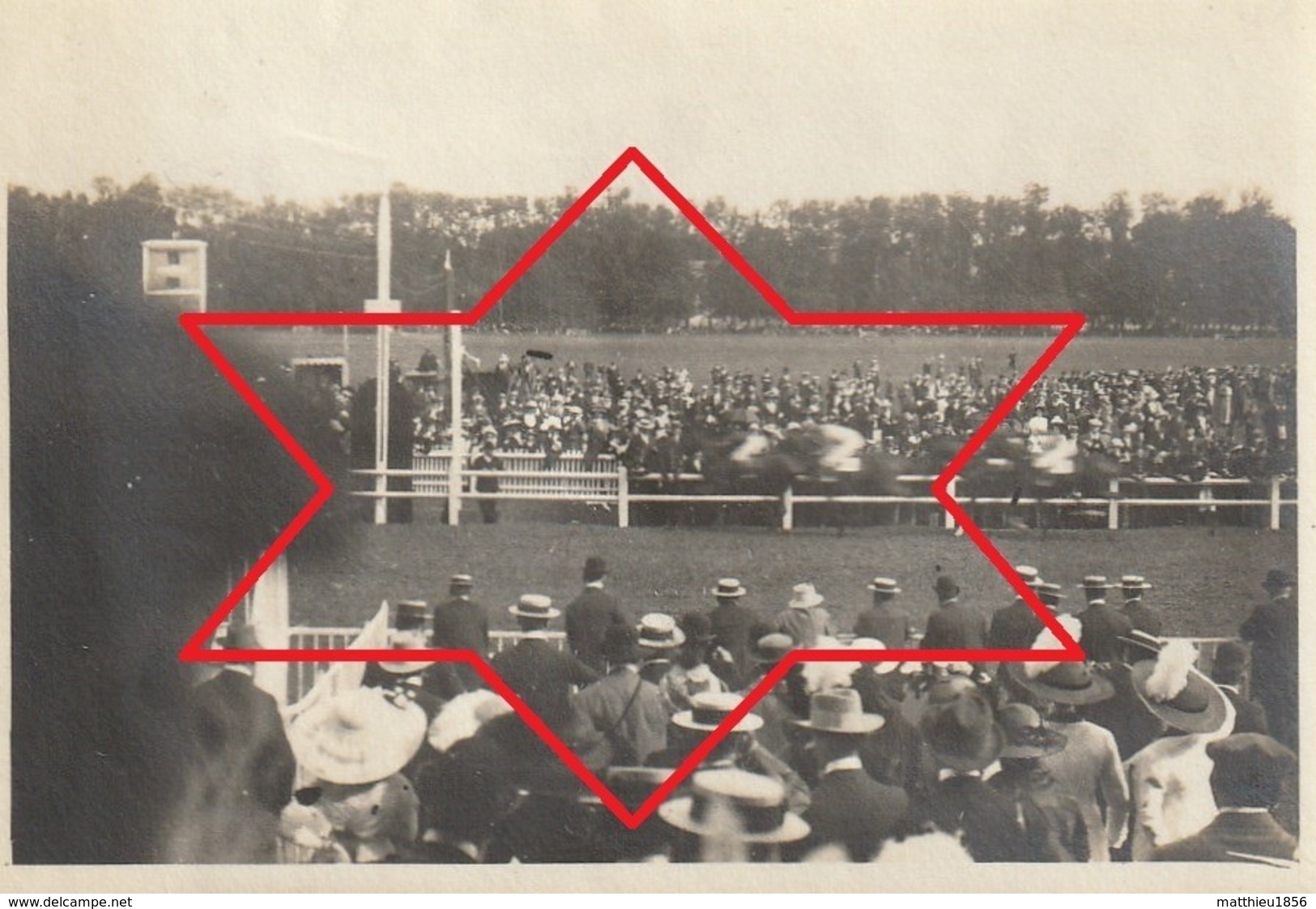 Photo Aout 1912 CAEN - Au Champ De Courses, Course De Saint Léger De France, Hippisme (A215) - Caen