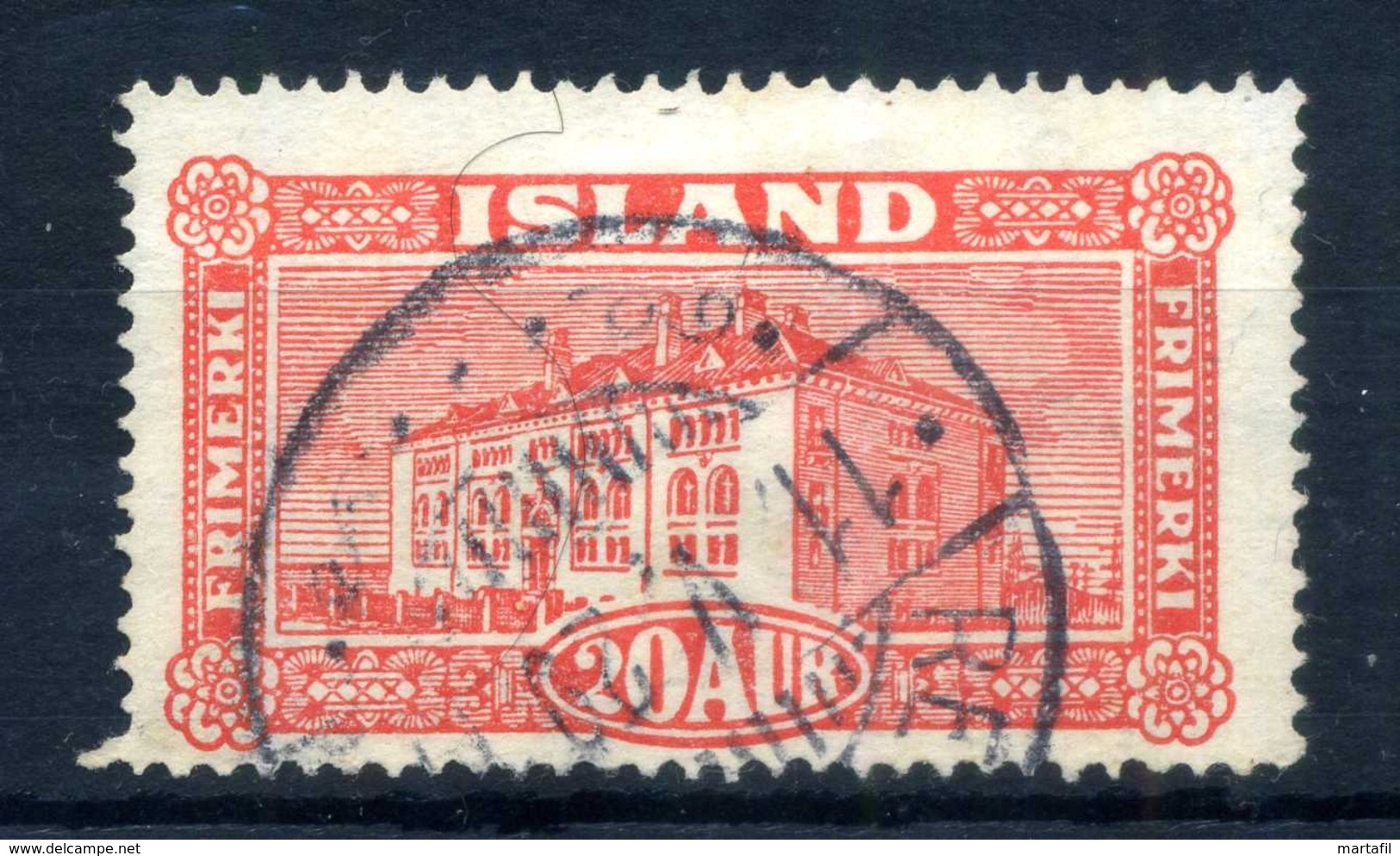 1925 ISLANDA N.117 USATO - Usati